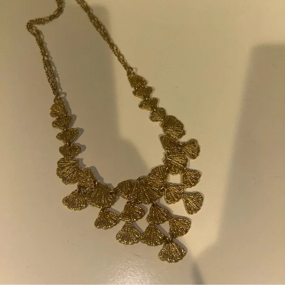 Stella & Dot Gold Statement Necklace - Picture 6 of 6